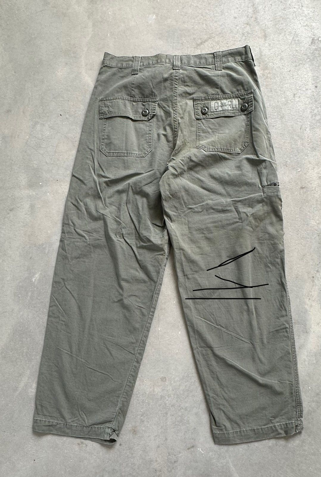 Girl Skateboards VINTAGD THE GIRL SKATEBOARD ARMY PANT Size US 32 / EU 48 - 9 Thumbnail