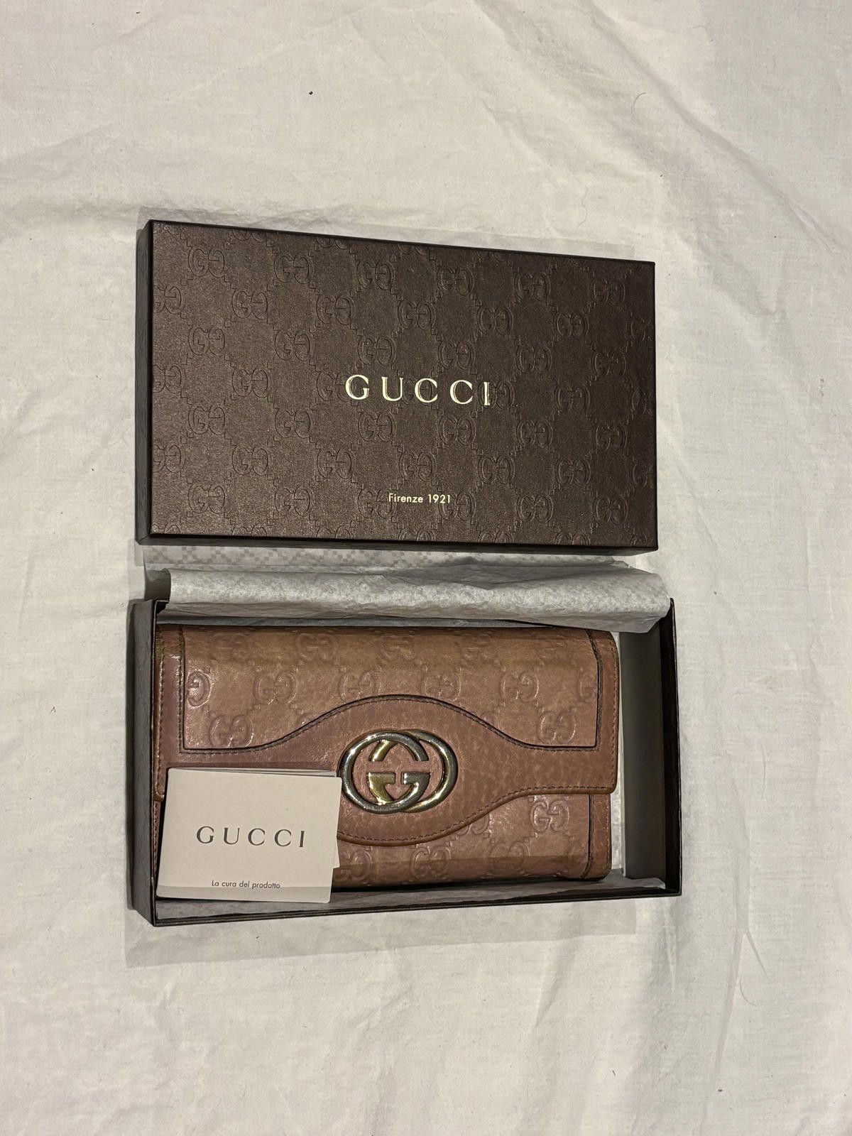 Gucci Gucci - Vintage Pink Leather Wallet with GG Logo Size ONE SIZE - 9 Thumbnail