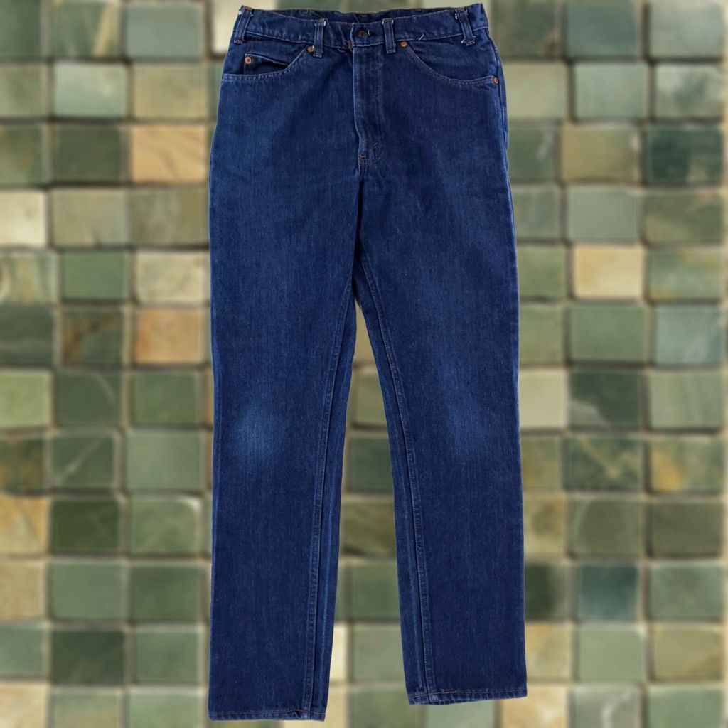 Levi's VINTAGE Levi's Jeans Talon 42 Mens 31 x 30.5 Blue Straight 70s 80s 40618 Mens Size US 31 - 1 Thumbnail