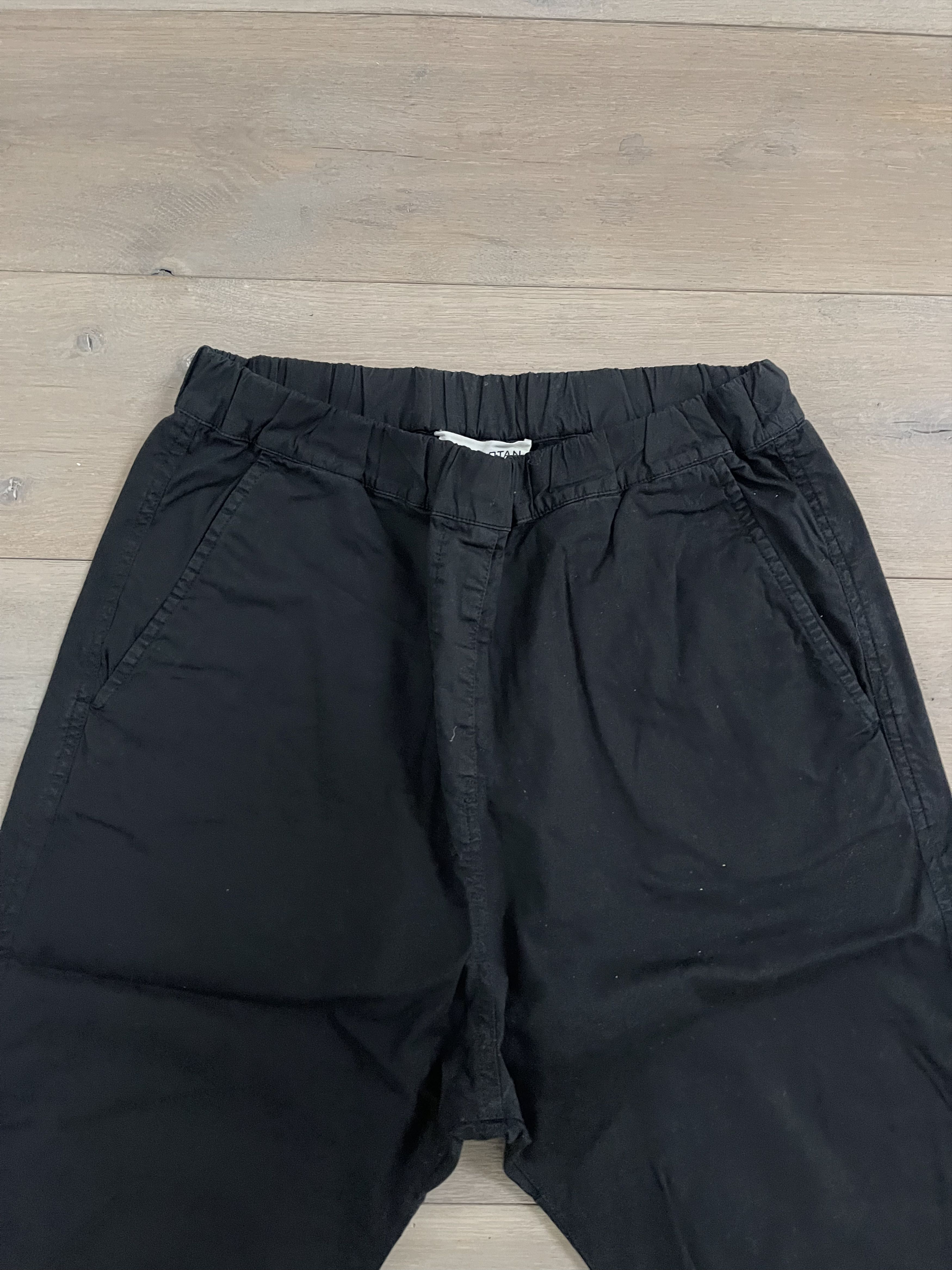 Nili Lotan Nili Lotan Black Drop Crotch Pants Size 27" / US 4 / IT 40 - 2 Thumbnail