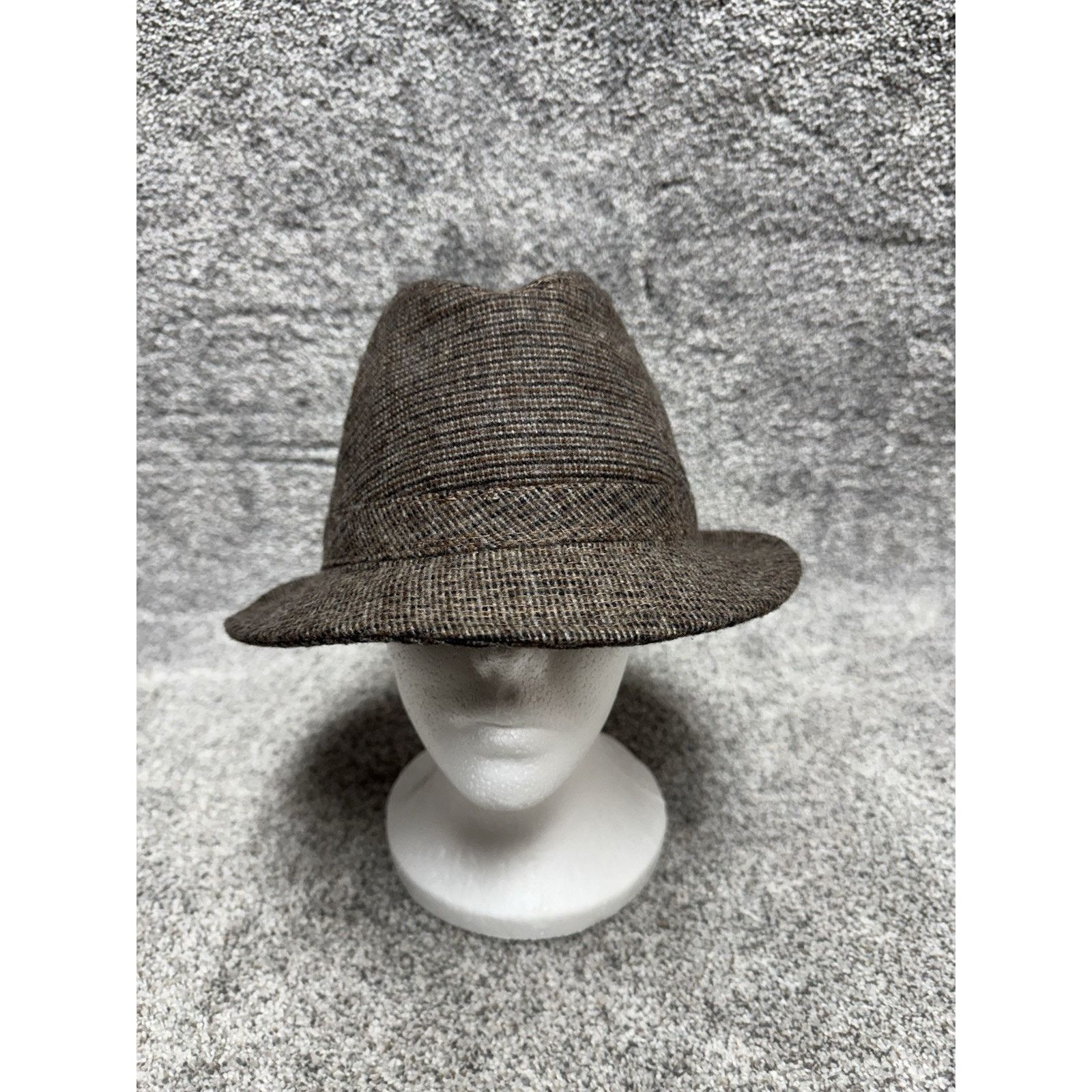 Other Vintage 80s Fedora Hat Mens Medium 7-7.5 Dapper Old Money Size ONE SIZE - 1 Thumbnail