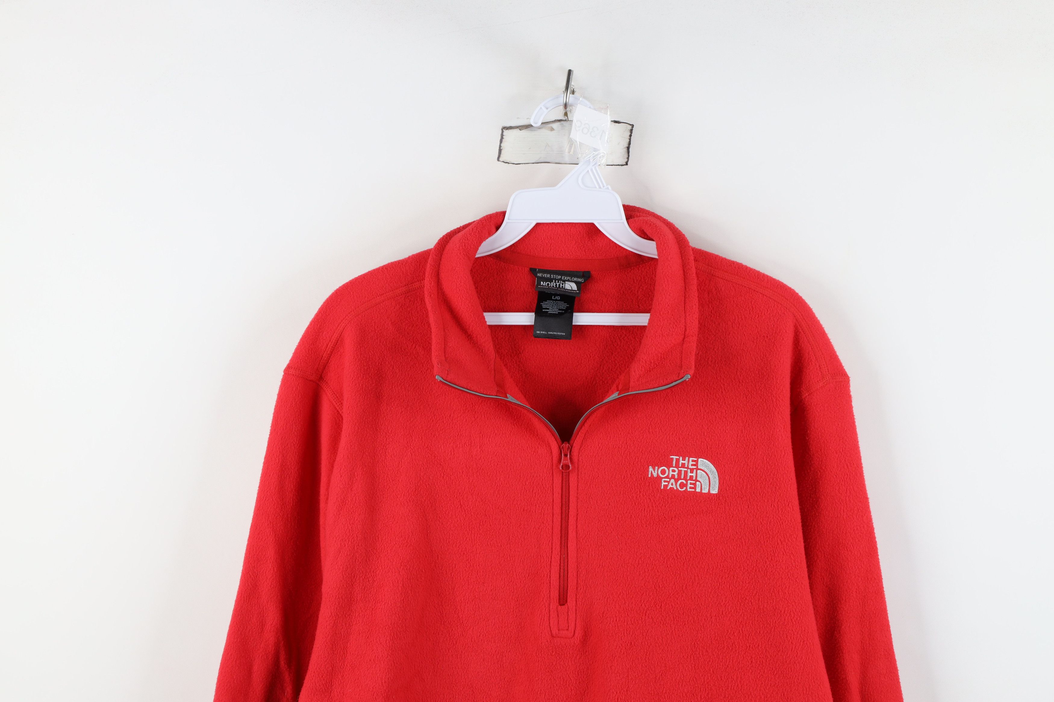 The North Face The North Face Spell Half Zip Fleece Pullover Sweater Red Size US L / EU 52-54 / 3 - 2 Thumbnail