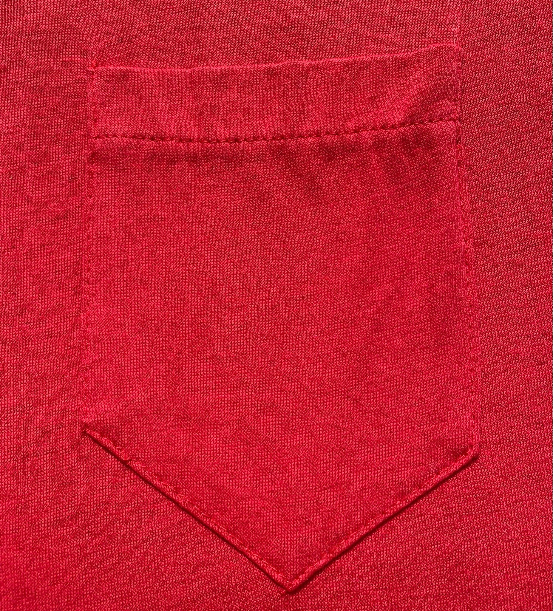 Vintage 70’s Red Paper Thin Single Stitch Pocket T-Shirt XS Size US XS / EU 42 / 0 - 4 Thumbnail