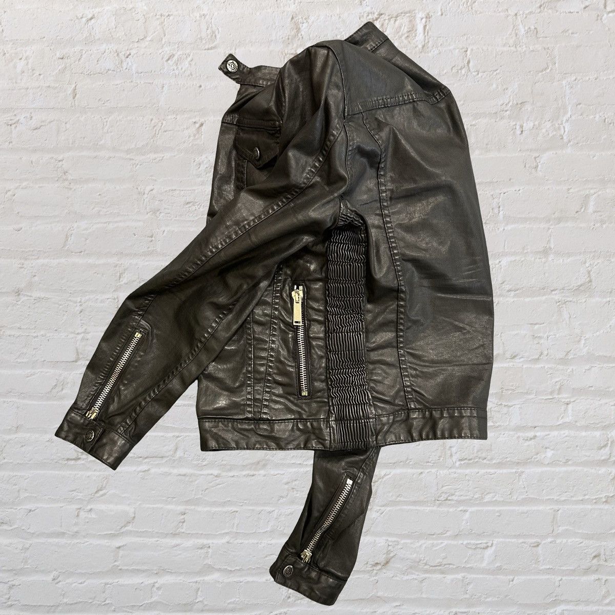 Dsquared2 DSQUARED2 Wax Coated Zip-Up Jacket 44 Size US S / EU 44-46 / 1 - 11 Thumbnail