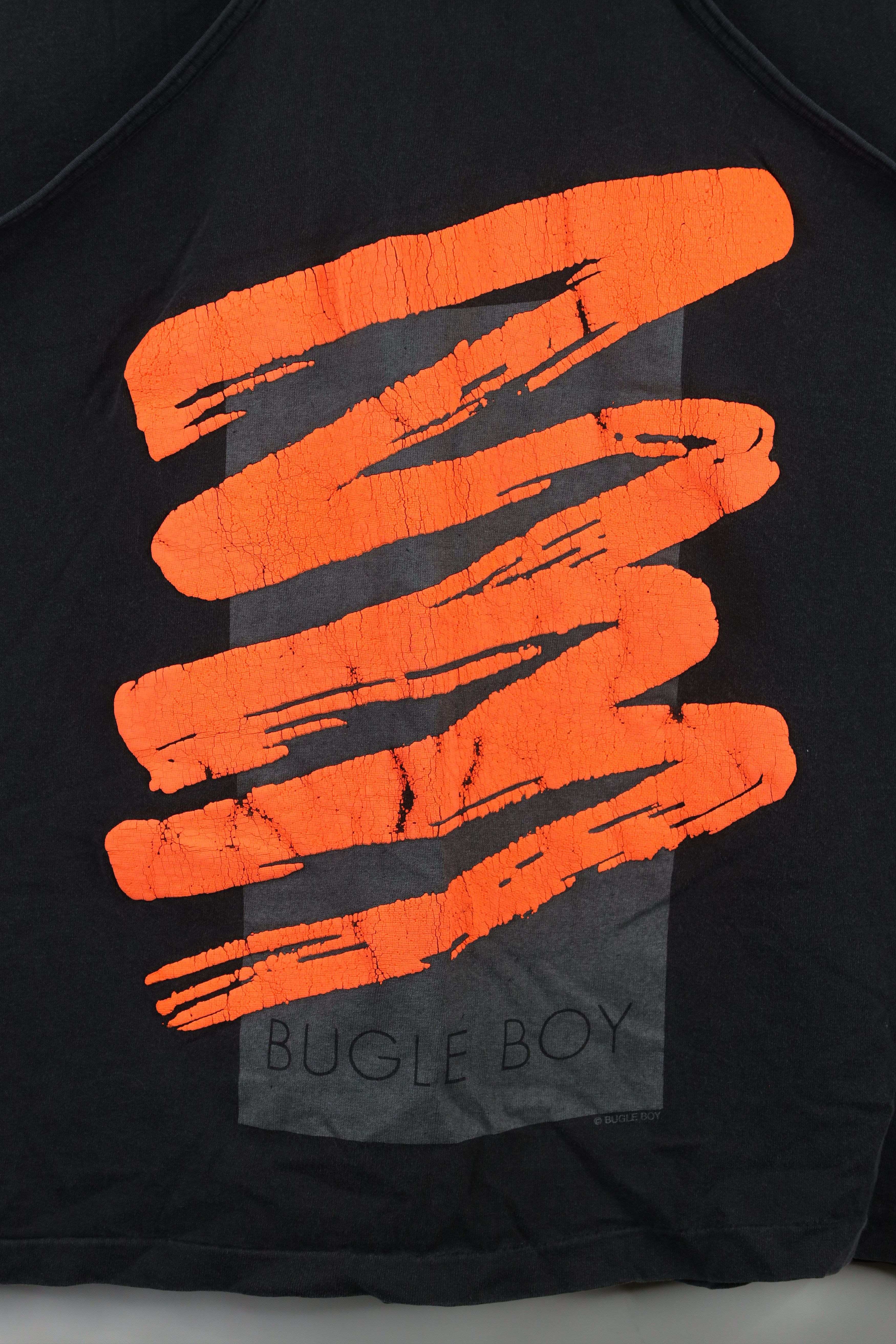 Vintage Vintage 90s Bugle Boy Out Abstract Tank Top T-Shirt Black Size US XL / EU 56 / 4 - 10 Thumbnail