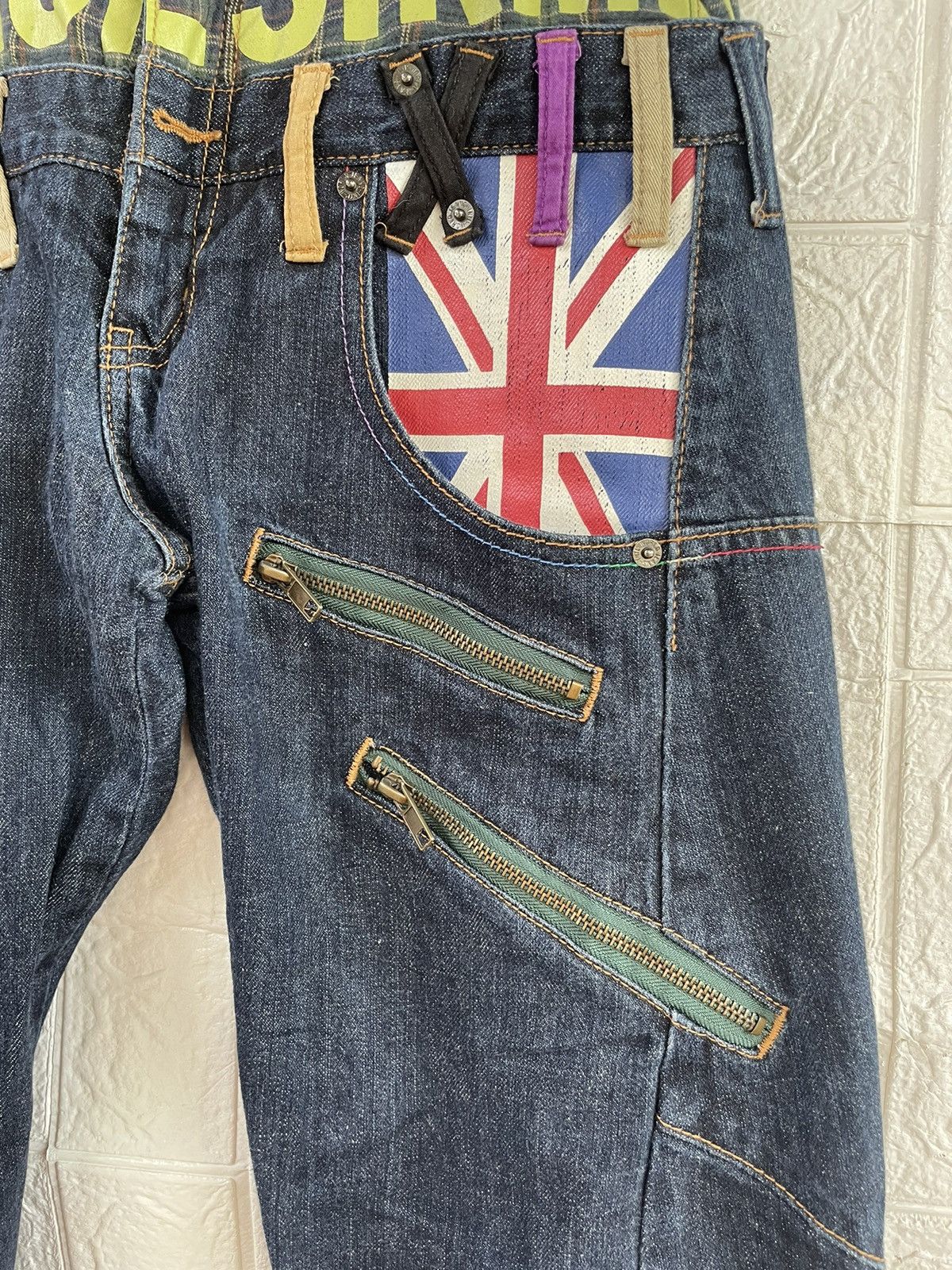 Japanese Brand Vintage Double Waist Denim Size US 30 / EU 46 - 3 Thumbnail