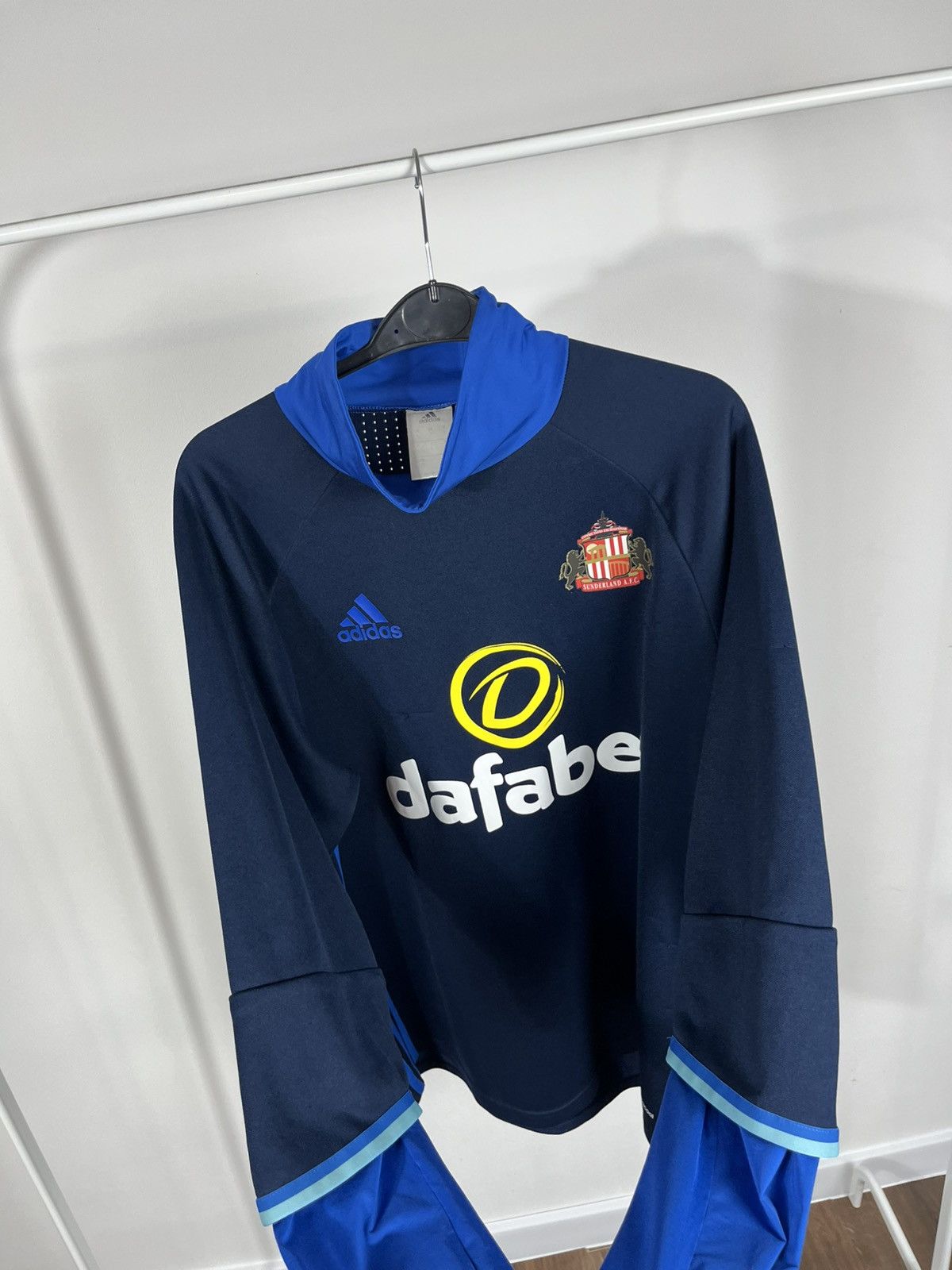 Adidas Adidas Sunderland AFC Training Top Pullover Blue Size L Size US L / EU 52-54 / 3 - 11 Thumbnail