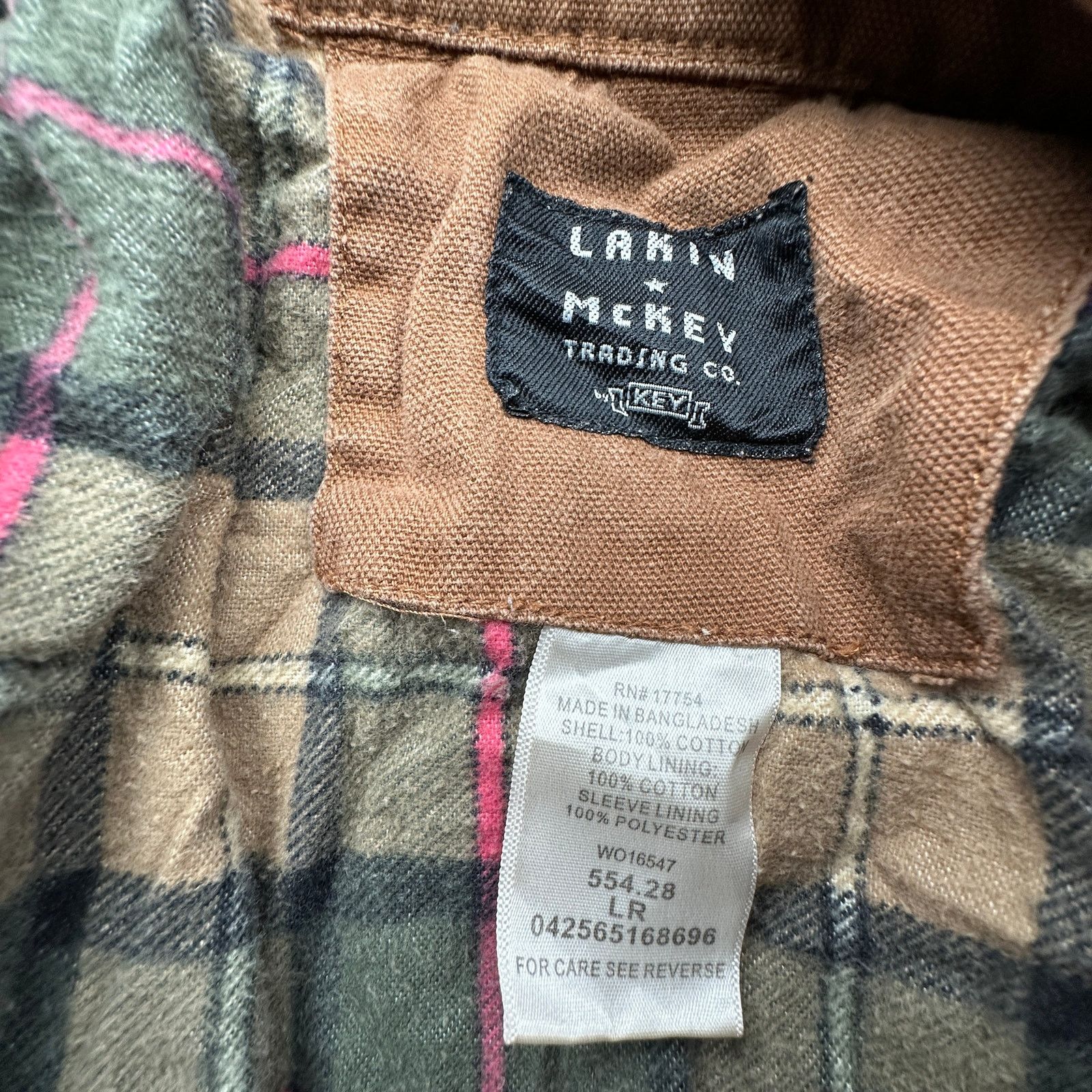 Other Lakin McKey Trading Co Key Duck Canvas Shirt Shacket Brown Size US L / EU 52-54 / 3 - 3 Thumbnail