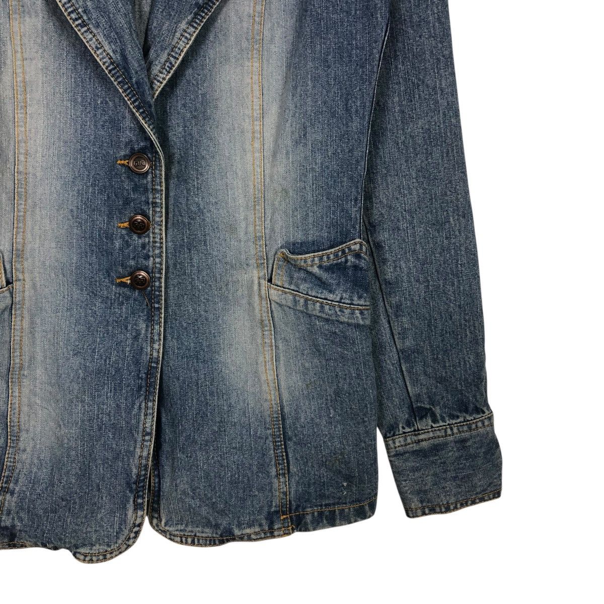 Japanese Brand 🔥VINTAGE DENIM CHORE WORK JACKET MOSSIMO ISSEY MIYAKE Size US M / EU 48-50 / 2 - 7 Thumbnail
