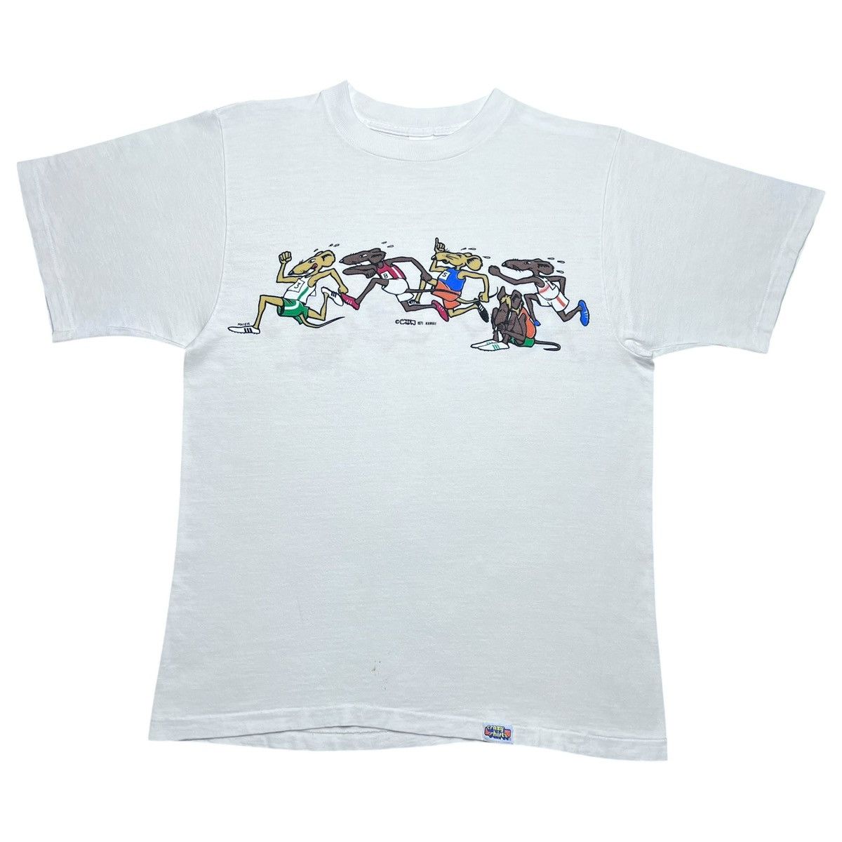 Other Vtg 1971 Rat Race Smoking Weed Crazy Shirts Hawaii T-Shirt Size US L / EU 52-54 / 3 - 1 Thumbnail