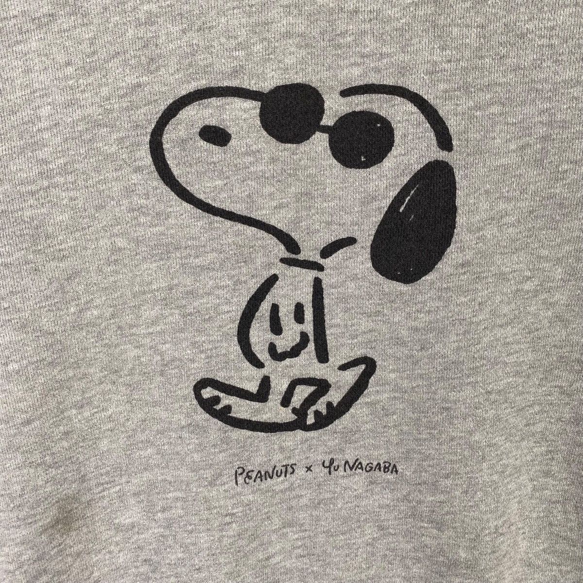 Snoop Dogg × Uniqlo Vintage Peanuts Snoopy Uniqlo Crewneck Sweatshirt Gray Size S / US 4 / IT 40 - 4 Thumbnail