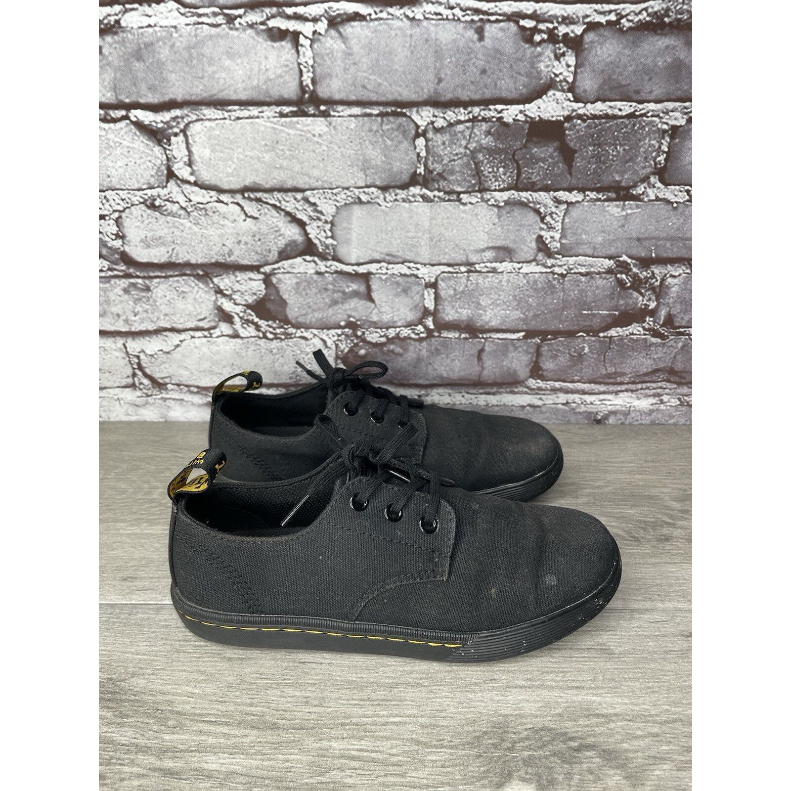 Dr. Martens Doc Dr. Martens SantAnita Black Airwair Casual Lace Up Shoes Size US 6 / IT 36 - 19 Thumbnail