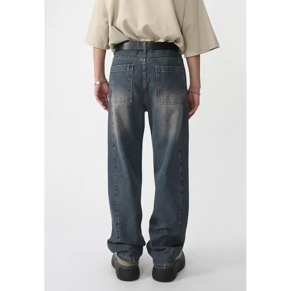 Japanese Brand Retro loose pocket casual jeans Size US 32 / EU 48 - 3 Thumbnail