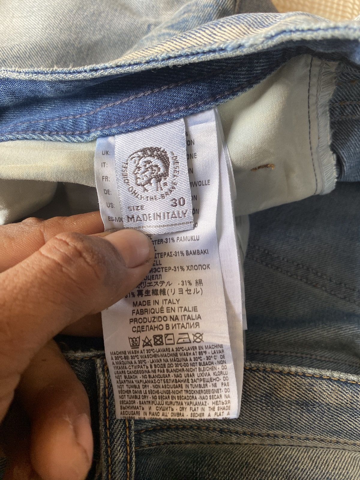 Diesel × Vintage Vintage diesel buster skiny denim Size US 30 / EU 46 - 9 Thumbnail