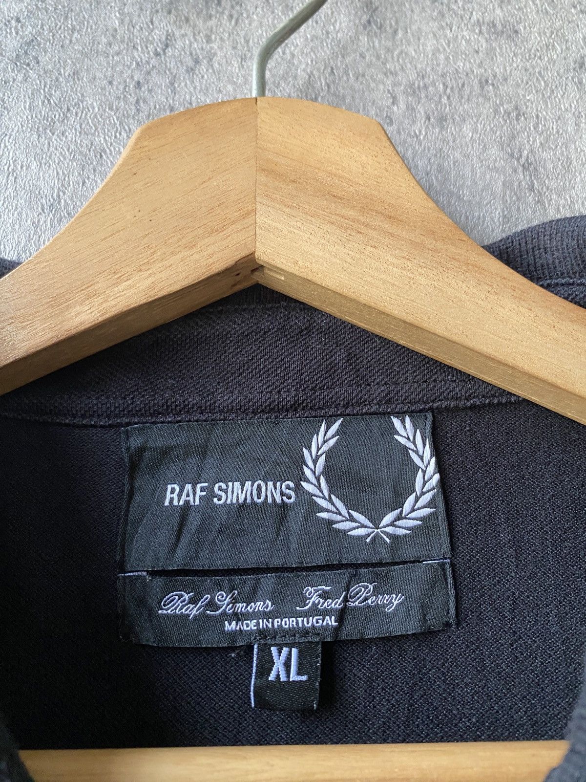 Fred Perry × Raf Simons Raf Simons x Fred Perry Black Polos Tee Size US XL / EU 56 / 4 - 9 Thumbnail