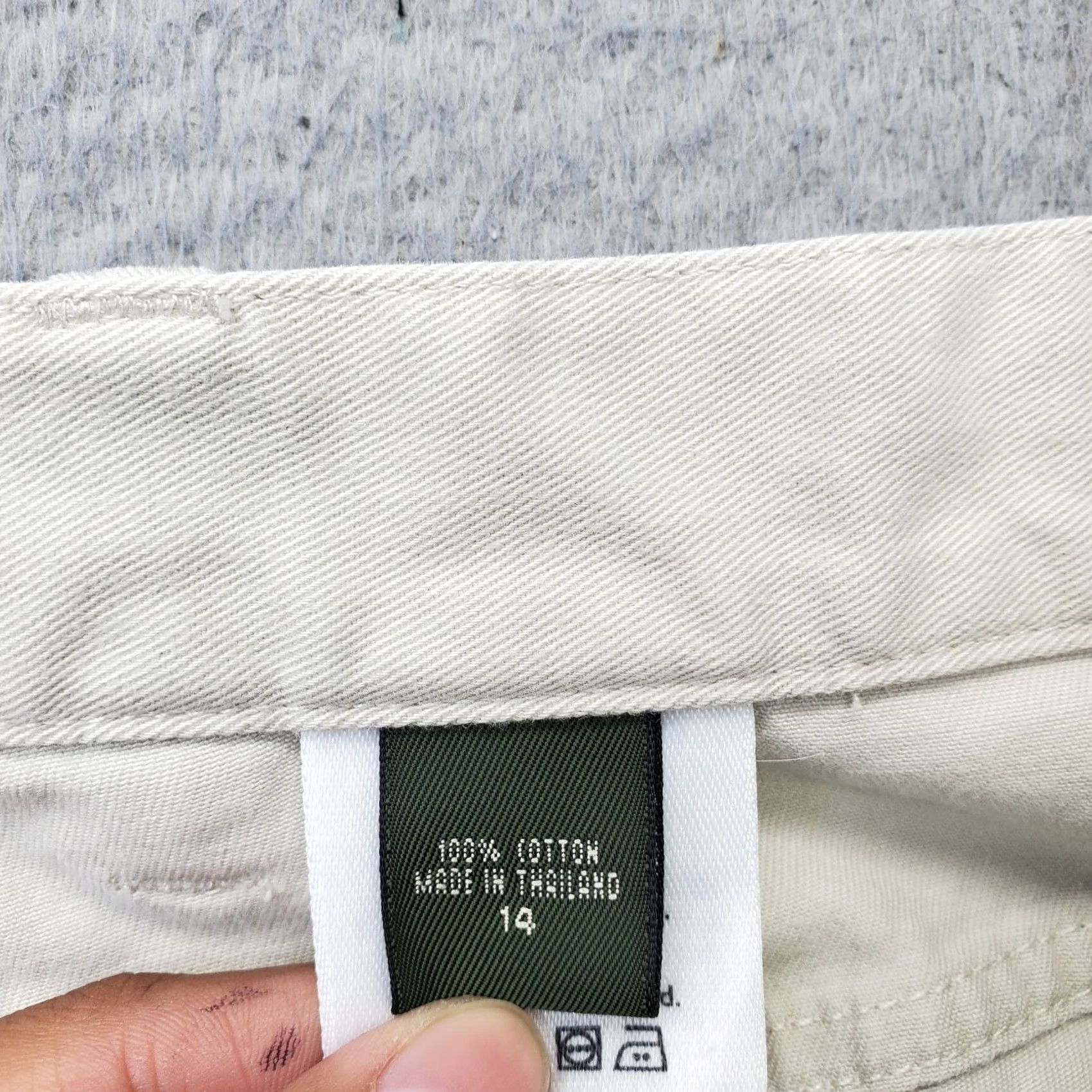 Eddie Bauer Eddie Bauer Jeans Womens 14 Tan Denim 5-Pocket Straight Fit Low Rise 5-Pocket Denim Jeans Womens Size 14 Tan Eddie Bauer Size 36" / US 14 / IT 50 - 7 Thumbnail
