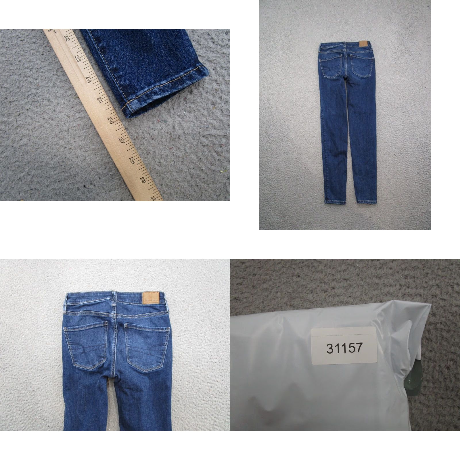 American Eagle Outfitters American Eagle Outfitters Jeans 5-Pocket Denim Jegging SZ 00 Short Blue 90s Stretch Woman Size 24" / US 00 / IT 34 - 9 Thumbnail