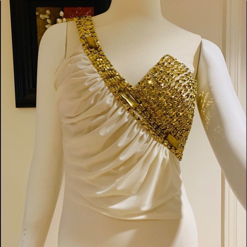 Other Gorgeous long Off-white dress in size S Size S / US 4 / IT 40 - 3 Thumbnail