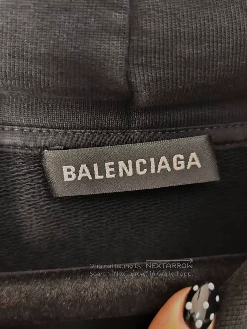 Balenciaga Balenciaga Wave Pattern Hoodie Size US S / EU 44-46 / 1 - 3 Thumbnail