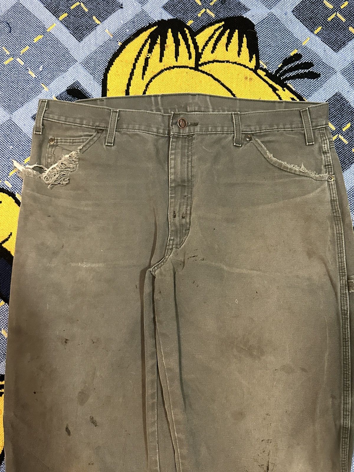 Dickies Crazy Vintage Y2K Dickies Carpenter Pants Workwear Skater Size US 37 - 3 Thumbnail