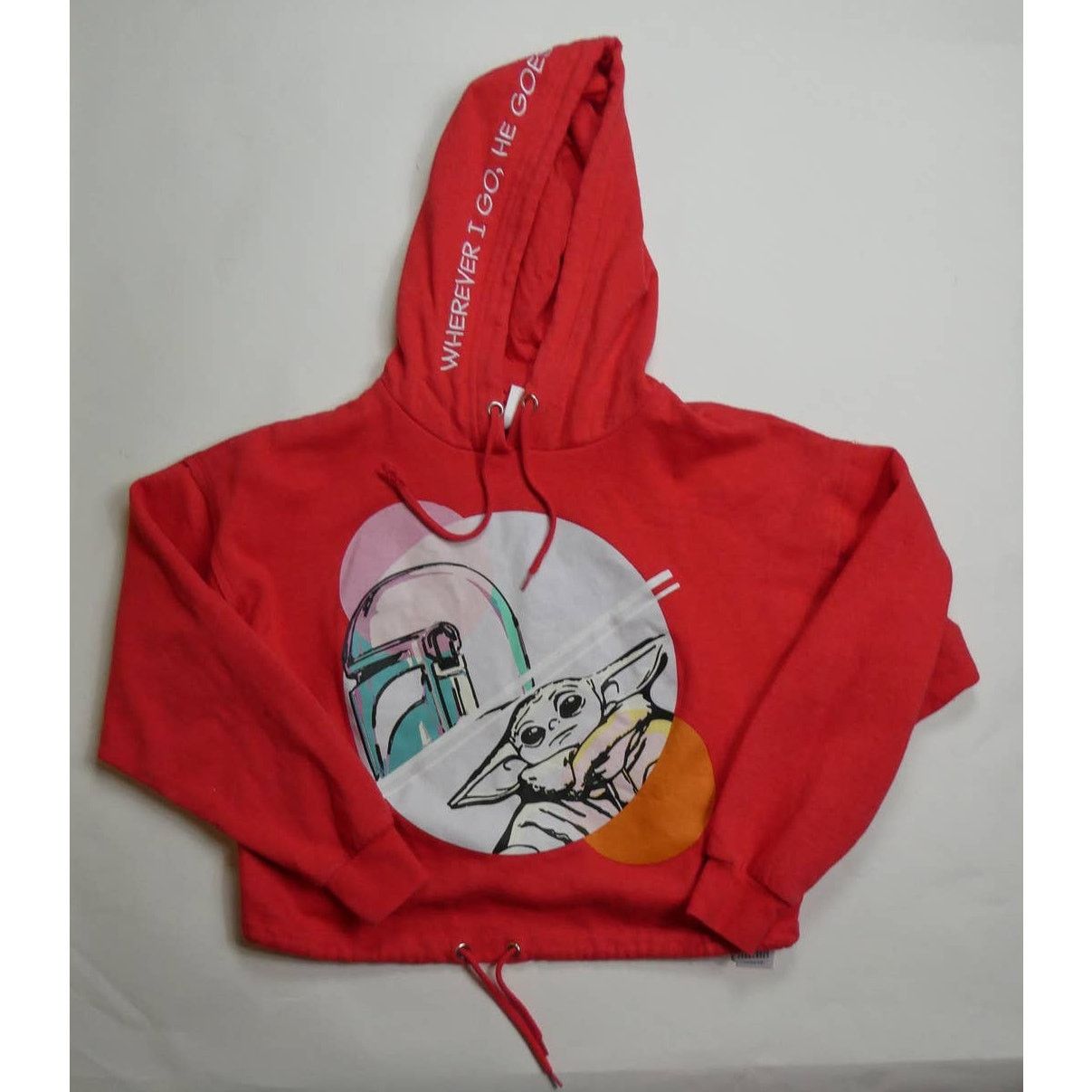 Disney Disney Star Wars Baby Yoda cropped hoodie, small, new Size S / US 4 / IT 40 - 1 Thumbnail