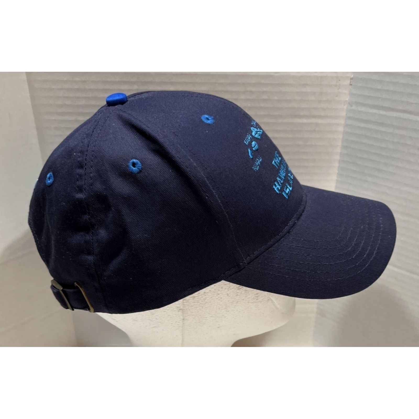 Vintage VINTAGE Headwear Hawaiian Baseball Cap Adjustable One Size Men Blue Hawaiian Islands Surfware Hat Size ONE SIZE - 4 Thumbnail