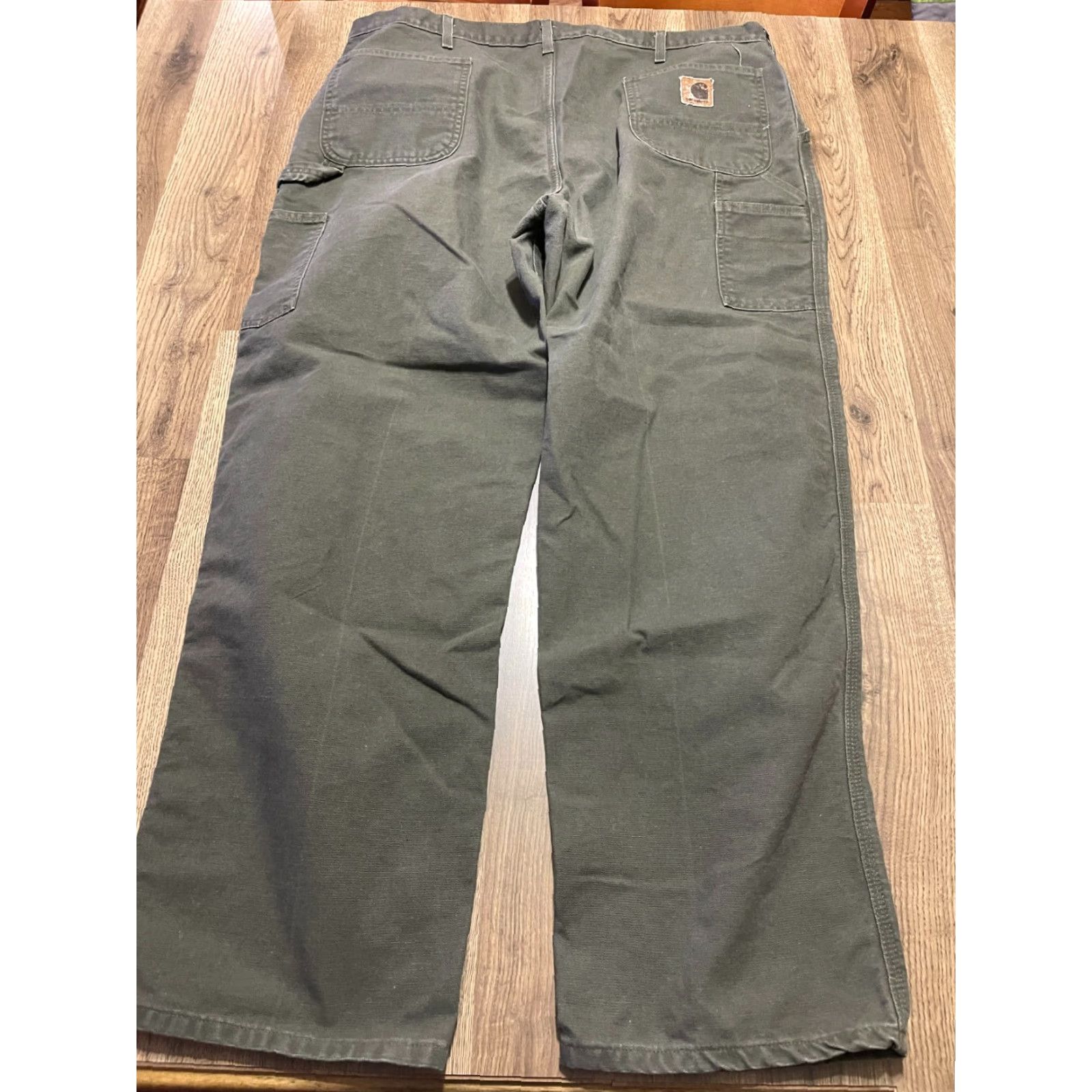 Carhartt Carhartt Pants Mens Size 44x32 Green Cargo Pockets Cargo Pocket Straight Inseam 32 Regular Modern Casual Shoes B Size US 44 / EU 60 - 3 Thumbnail