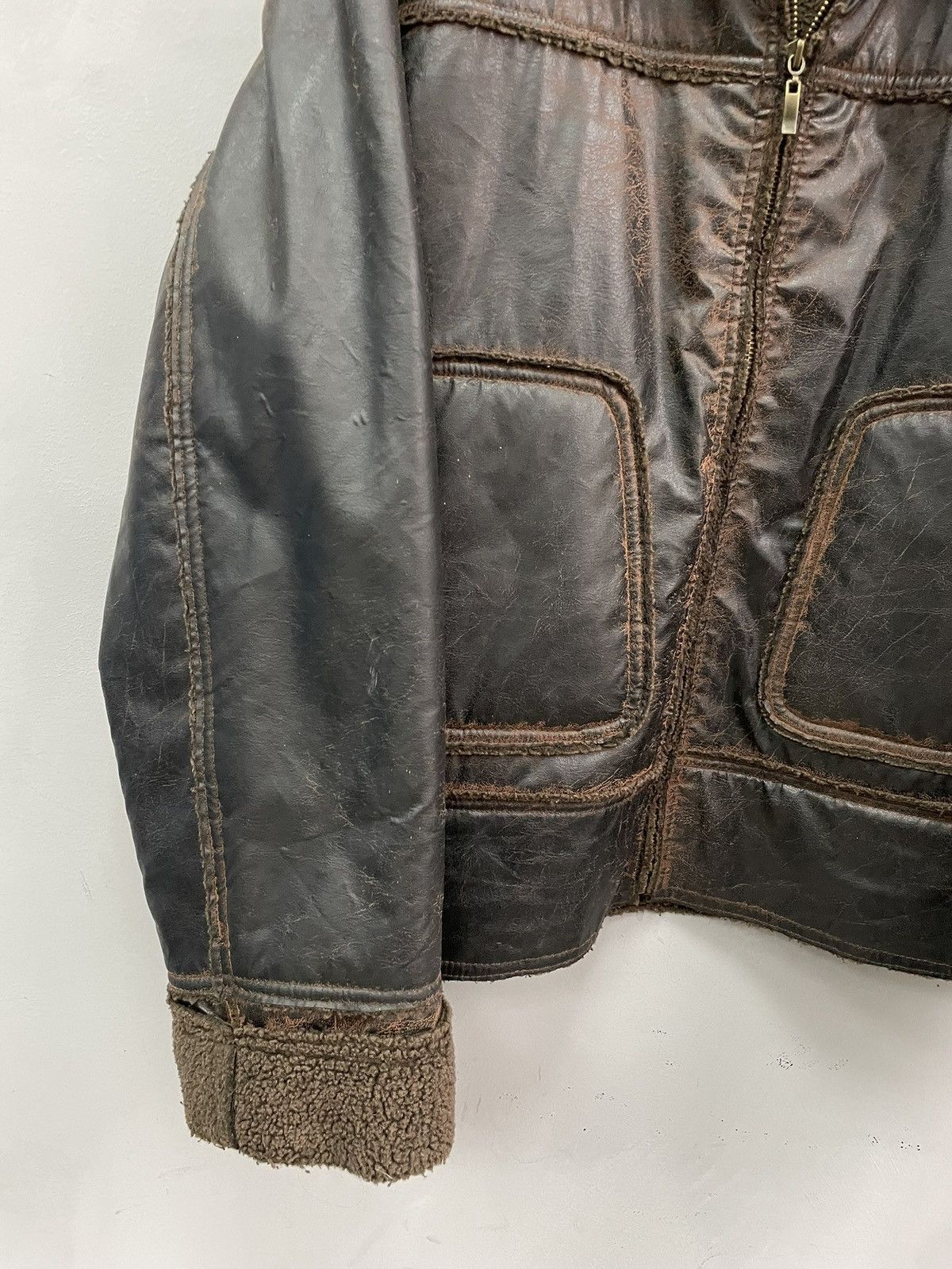Other Fur bomber aviator jacket shearling lining Size US L / EU 52-54 / 3 - 3 Thumbnail