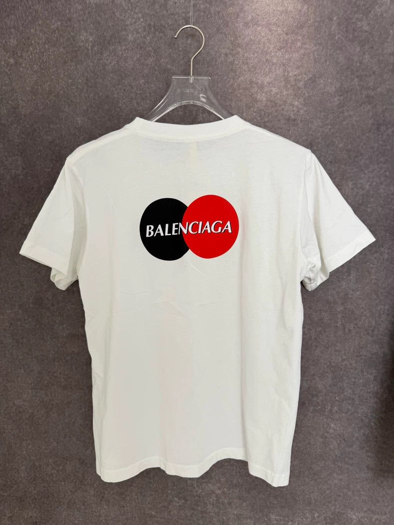 Balenciaga Balenciaga White MasterCard short sleeve T-shirt Size US L / EU 52-54 / 3 - 2 Thumbnail