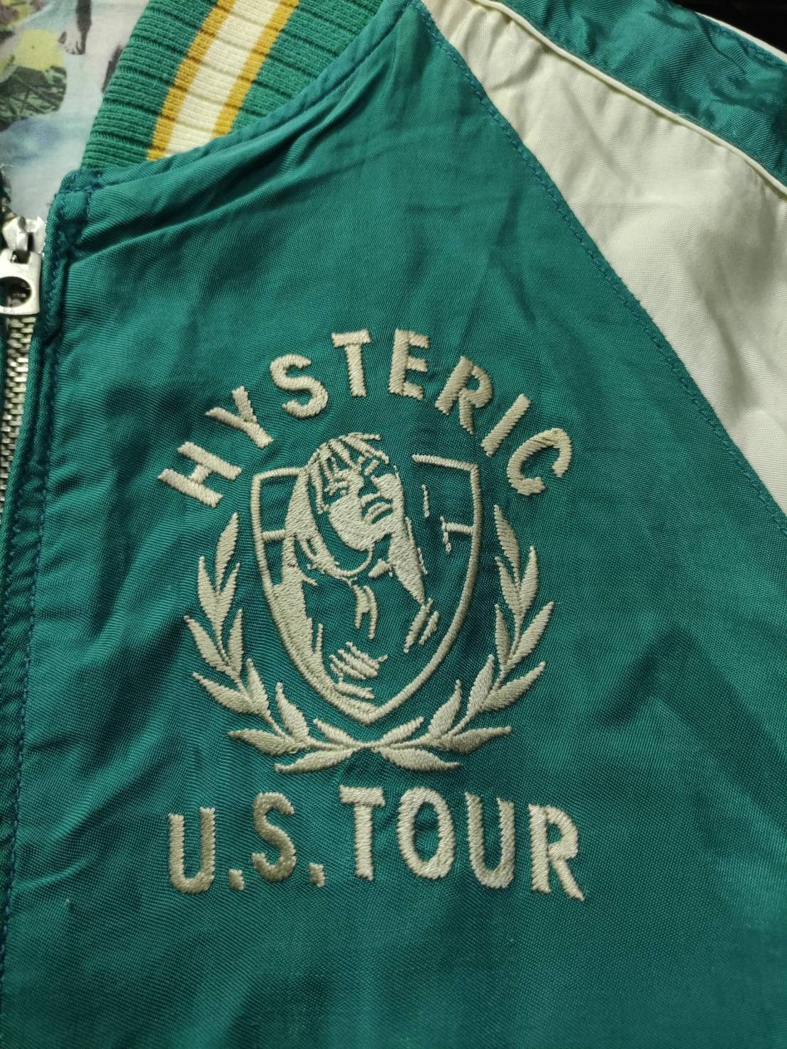 Hysteric Glamour Vtg Hysteric Glamour TOUR 84 Embroidered Reversible Sukajan Size US M / EU 48-50 / 2 - 4 Thumbnail