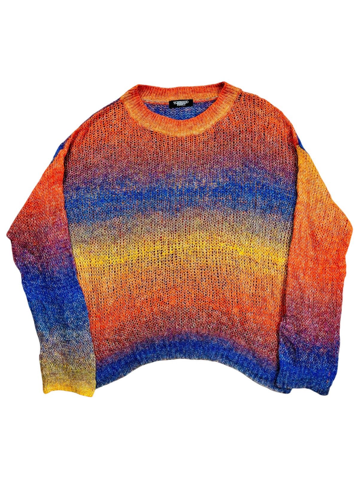 Tornado Mart 2000s Tornado Mart - Ombre Knitted Sweater Size US M / EU 48-50 / 2 - 1 Thumbnail