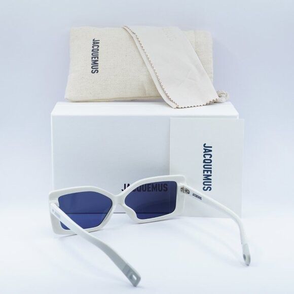 Jacquemus Jacquemus SPIAGGIA JAC/41 C3 Sunglasses White Geometric Size ONE SIZE - 11 Thumbnail