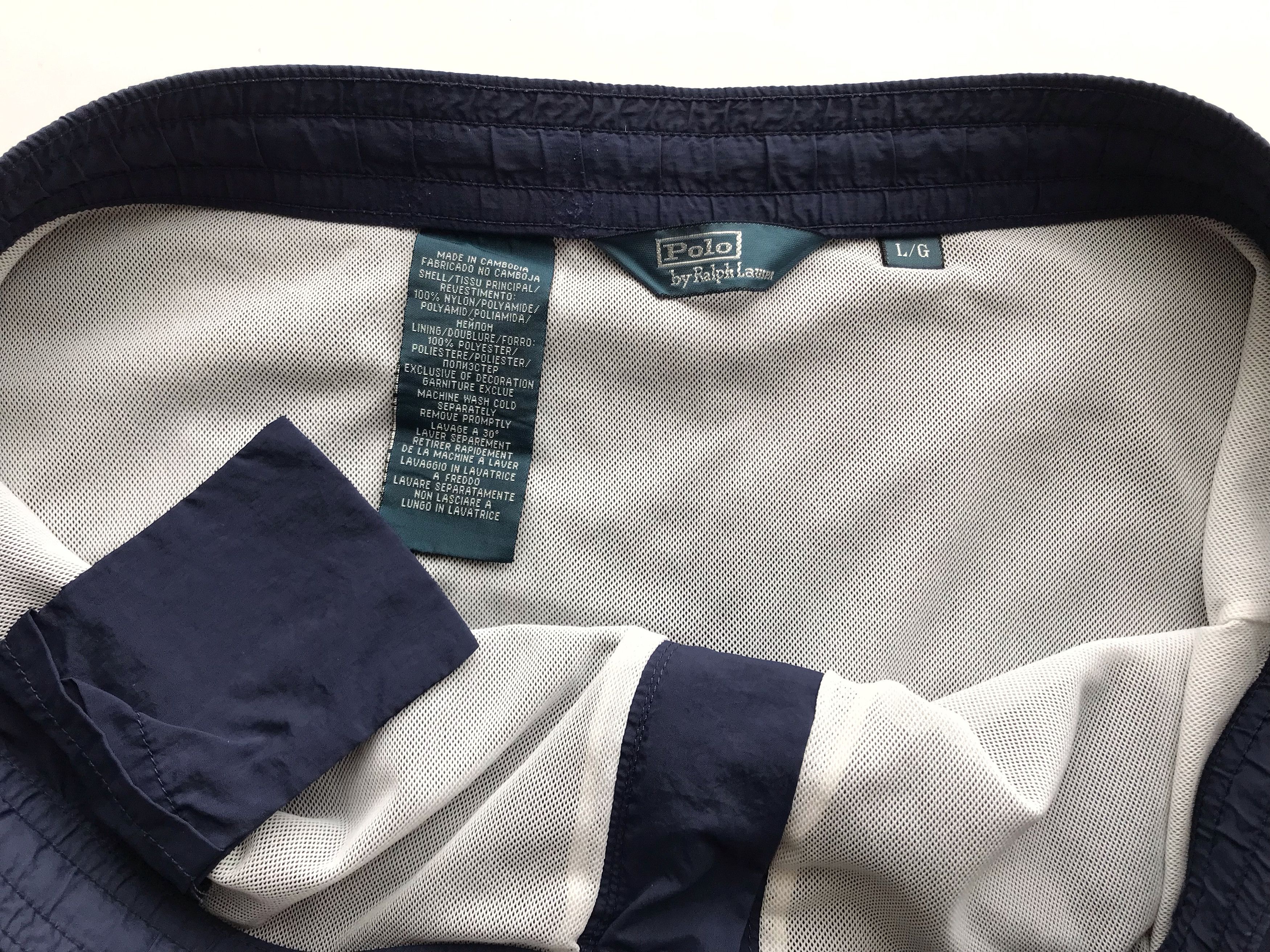 Polo Ralph Lauren VINTAGE Y2K POLO RALPH LAUREN SWIM TRUNK SHORTS Size US 34 / EU 50 - 3 Thumbnail