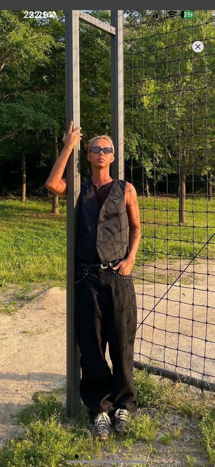 Prada Prada re nylon vest Size US M / EU 48-50 / 2 - 2 Thumbnail
