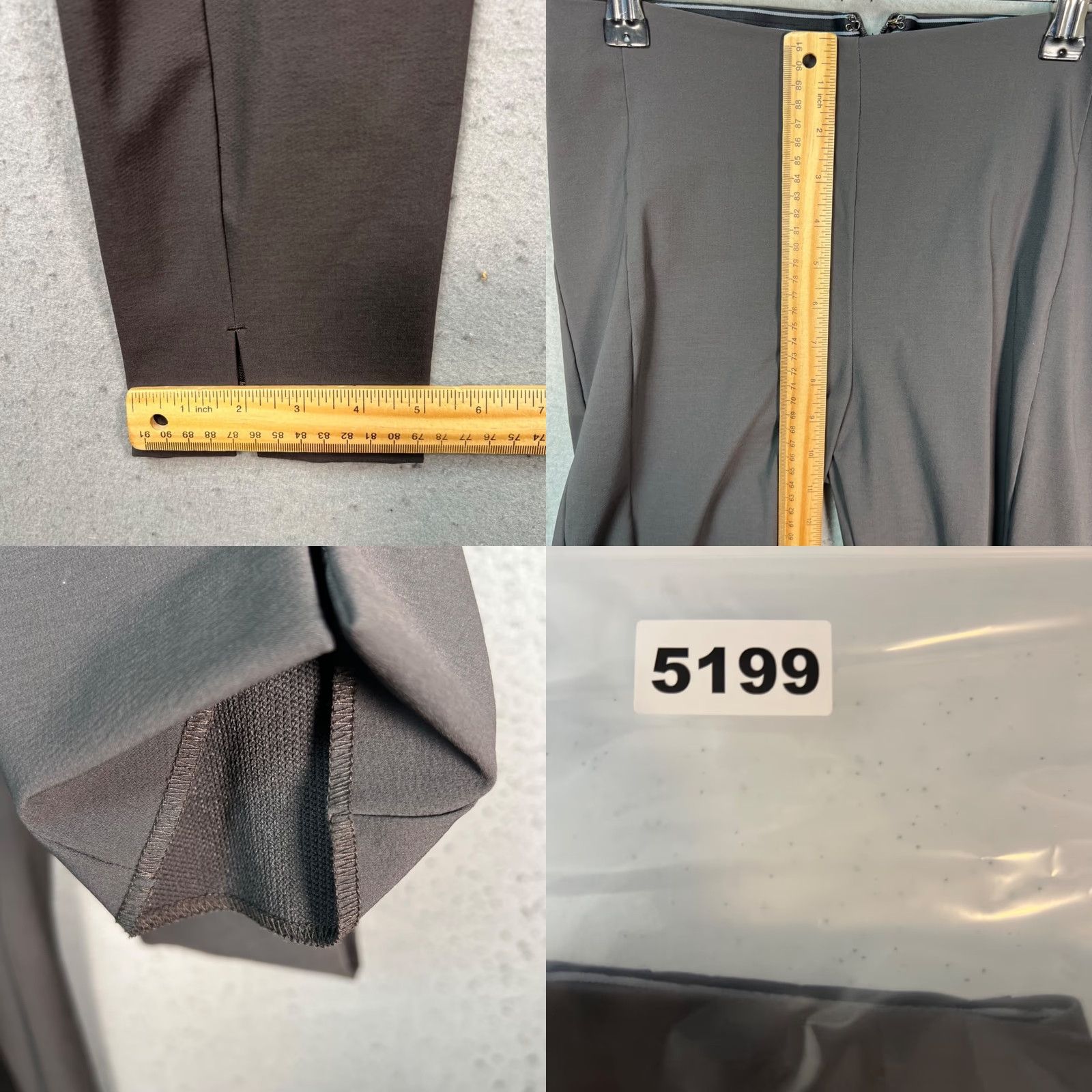 Athleta Athleta Girls? Mens? 0 Charcoal Grey Slim Fit Stretch Pants Size 25" / US 0 / IT 36 - 8 Thumbnail