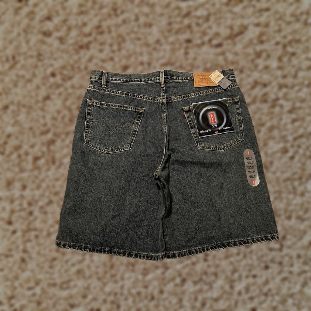 Levi's VINTAGE Levi's 550 Relaxed Fit 10" Denim Jean Shorts Baggy - Men's 42 - New! Size US 42 / EU 58 - 1 Thumbnail