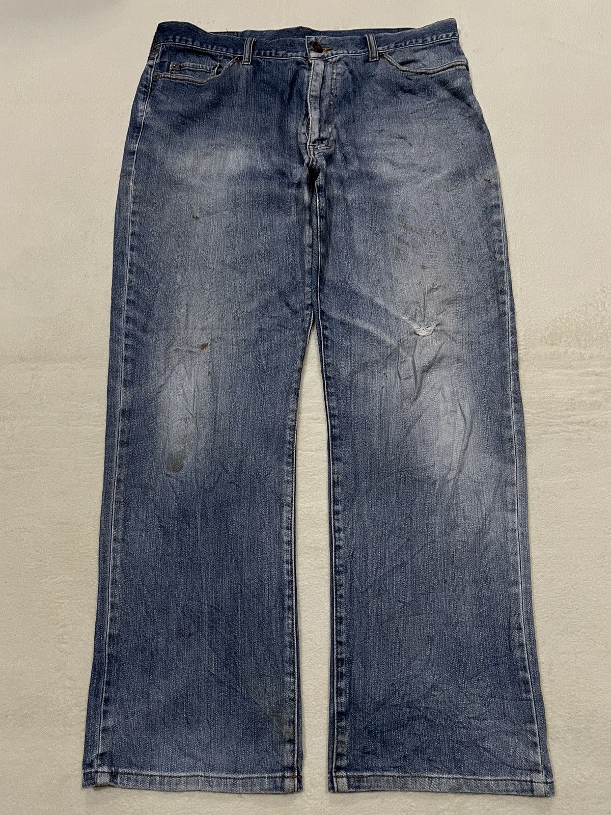 Japanese Brand Vintage Crocodile Mudwash Distressed Denim Jeans Size US 36 / EU 52 - 1 Thumbnail