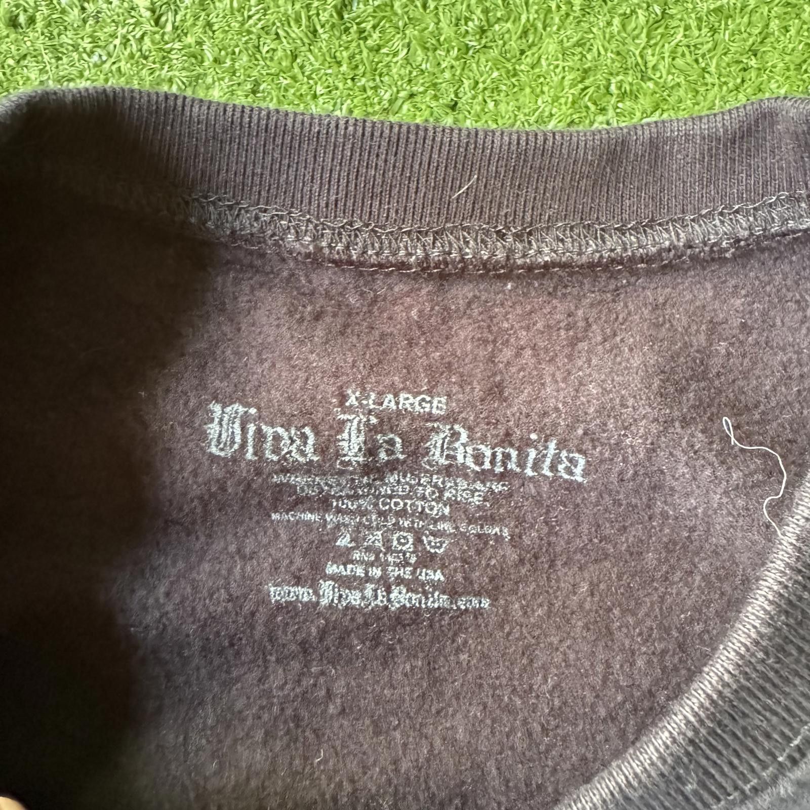 Designer Vintage Bonita Black Sweatshirt - XL Size ONE SIZE - 2 Thumbnail
