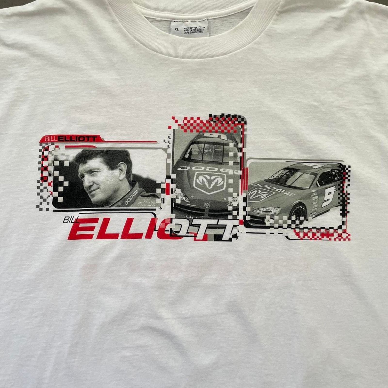 NASCAR Vintage Bill Elliott Dodge NASCAR Graphic T-shirt Size US XL / EU 56 / 4 - 3 Thumbnail