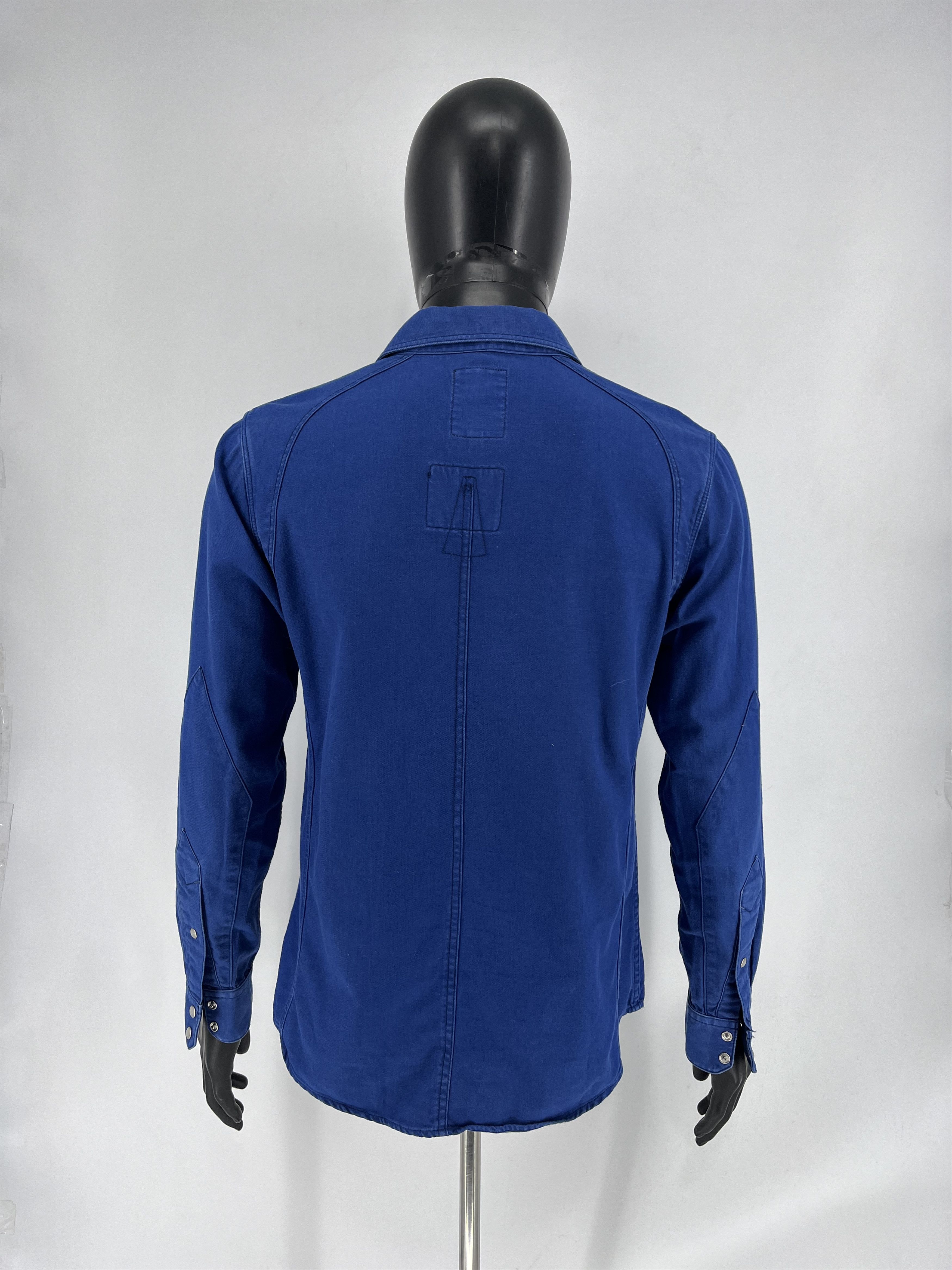 G-Star Vintage Y2K G Star Raw Men’s Navy Shirt With Big Logo Size US M / EU 48-50 / 2 - 8 Thumbnail