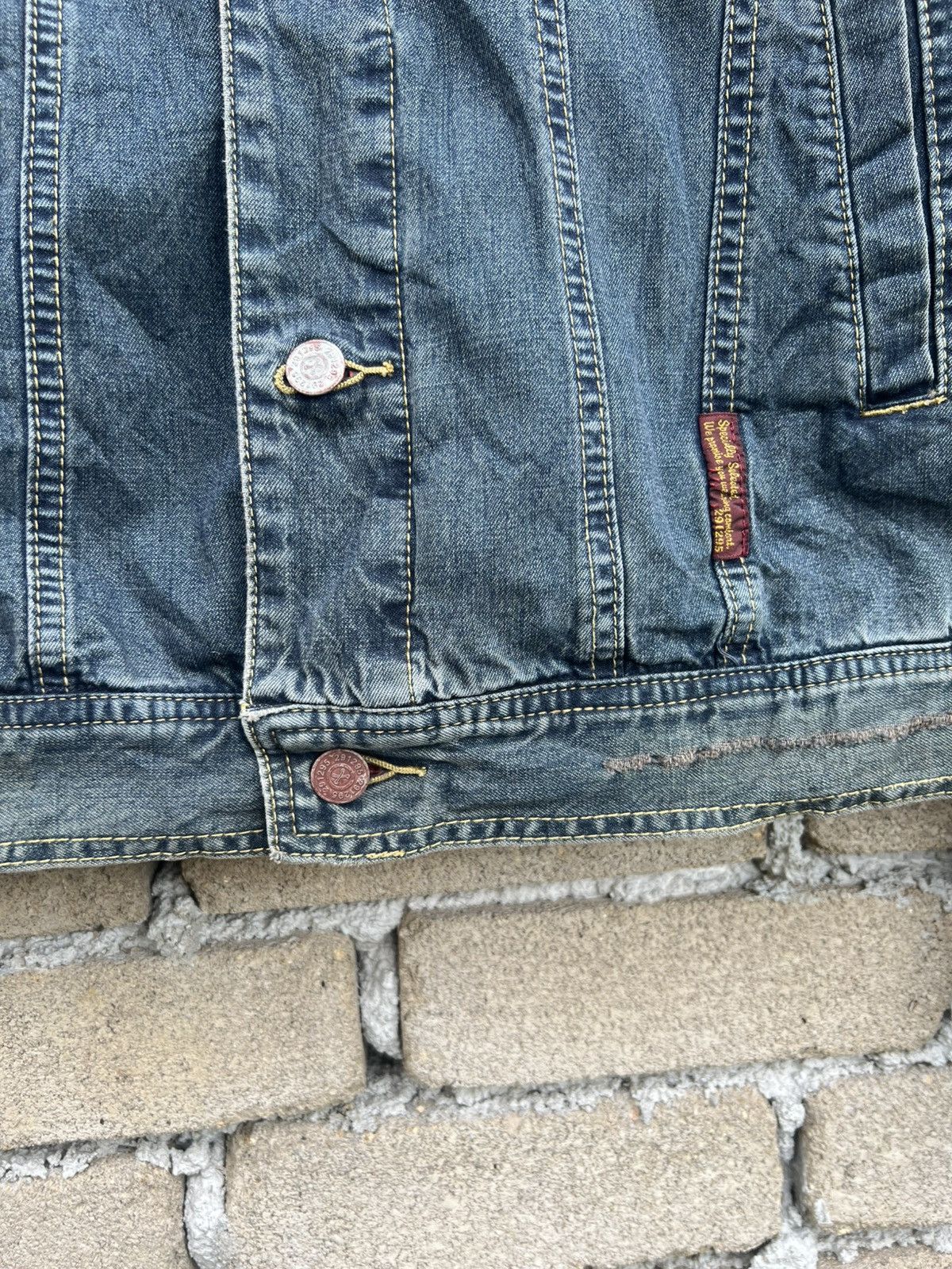 291295=Homme 291295 Homme Skull Denim Jacket Size US S / EU 44-46 / 1 - 8 Thumbnail