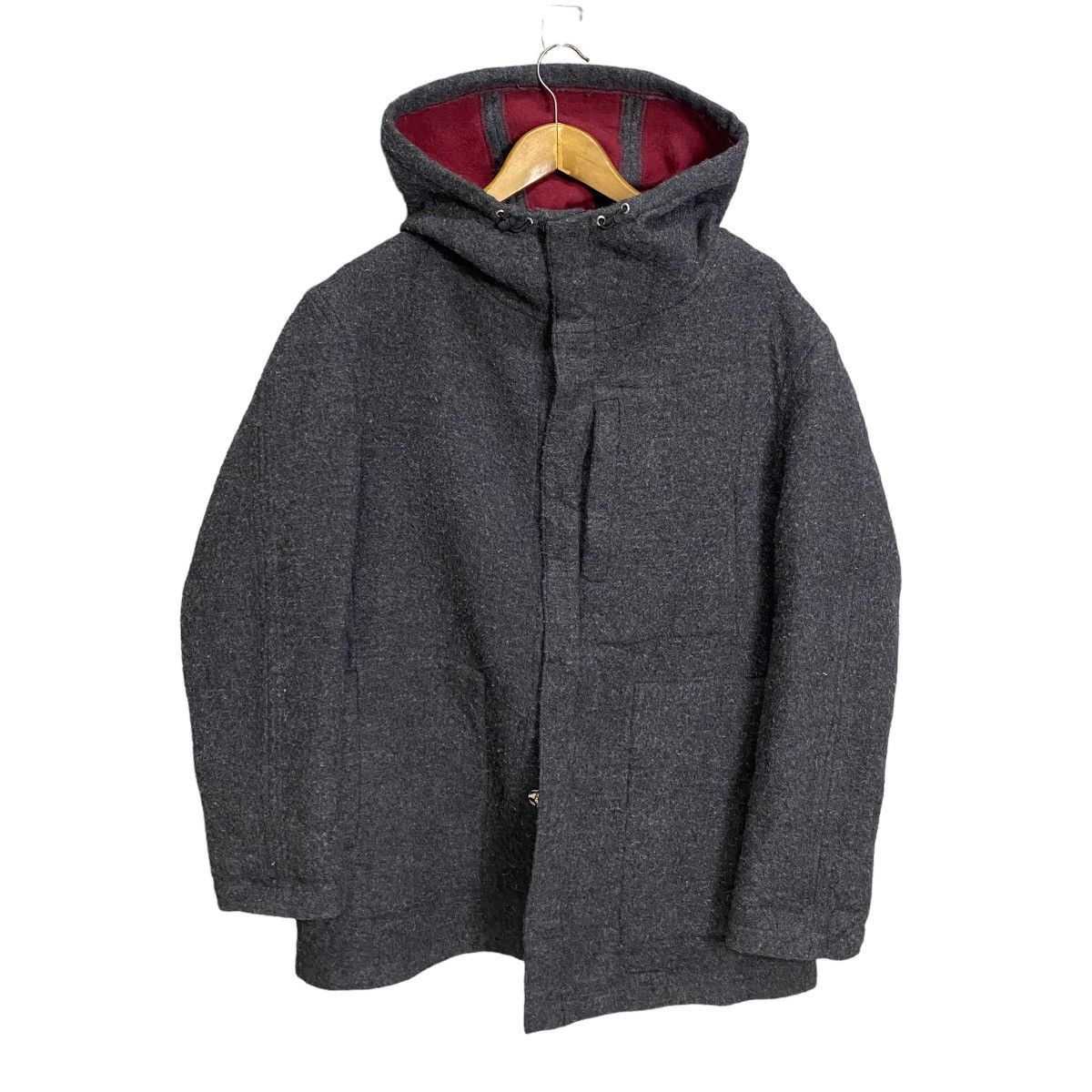 Japanese Brand LUI'S WOOL HOODIE JACKET Size US M / EU 48-50 / 2 - 1 Thumbnail