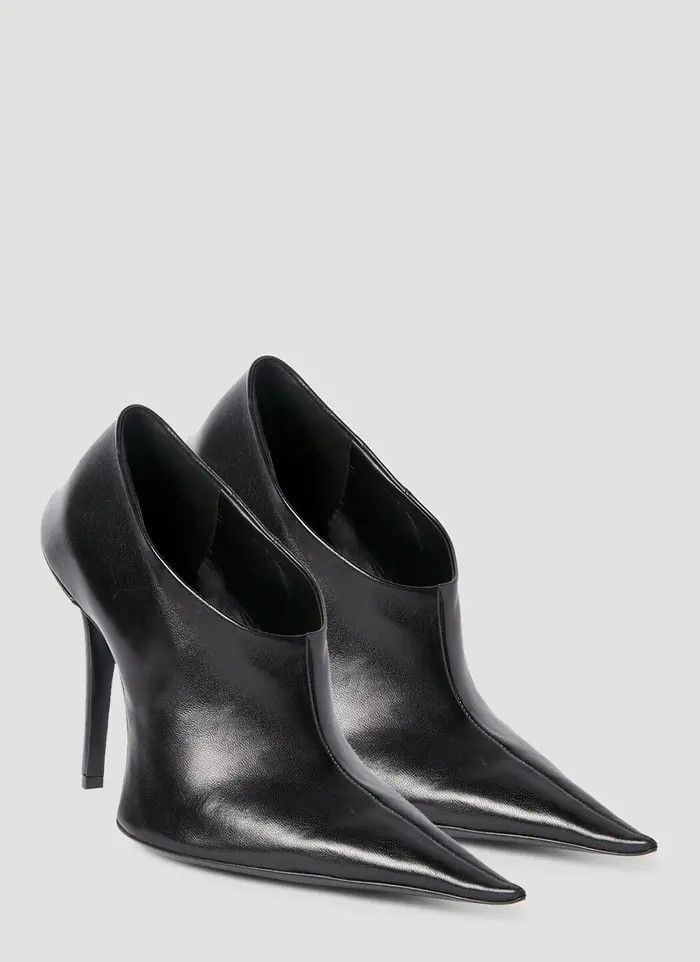 Balenciaga o1bcso1str0226 Witch 110 Pump High Heels In Black Size US 5 / IT 35 - 2 Thumbnail