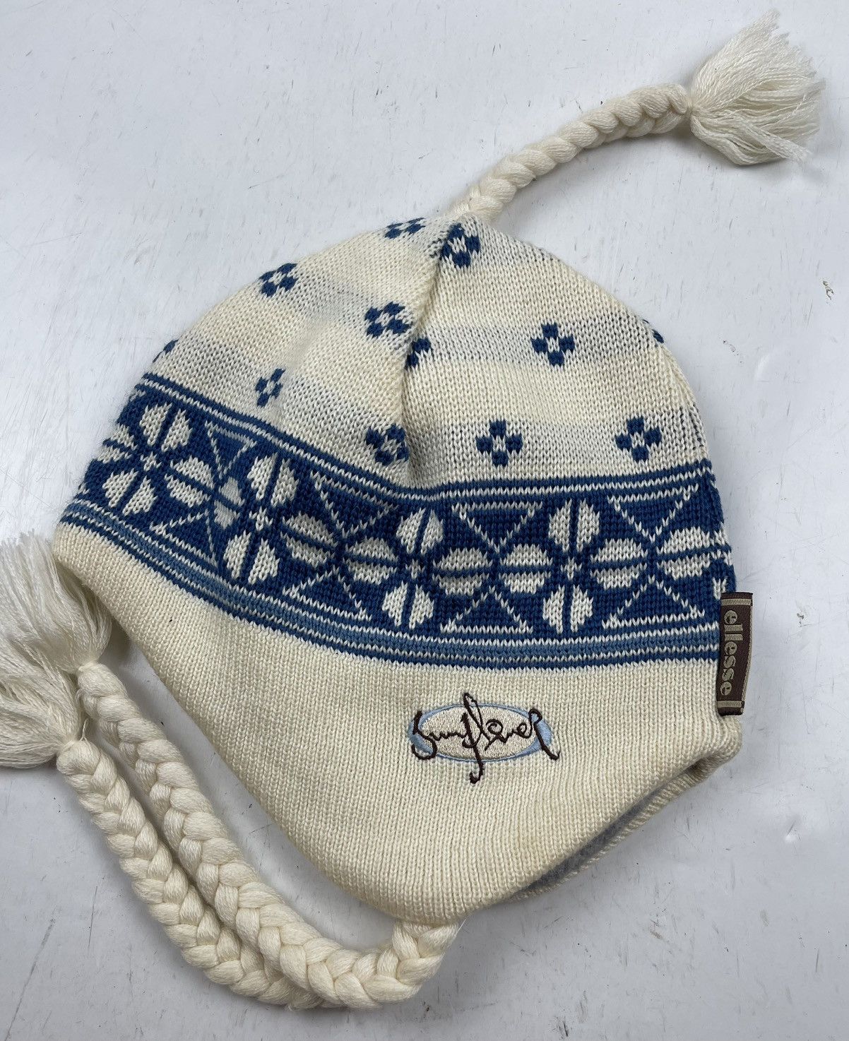 Ellesse rare design ellesse made in japan winter hat tc49 Size ONE SIZE - 4 Thumbnail