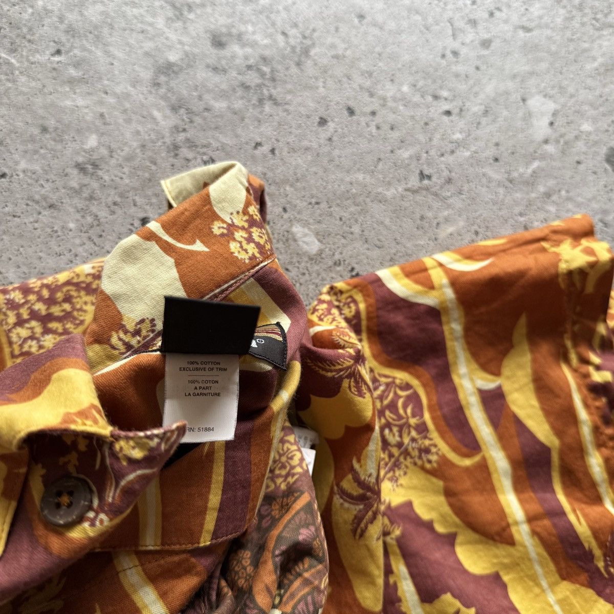 Patagonia Patagonia Pataloha Mens Vintage Orange Hawaiian Print Shirt Size US XL / EU 56 / 4 - 6 Thumbnail