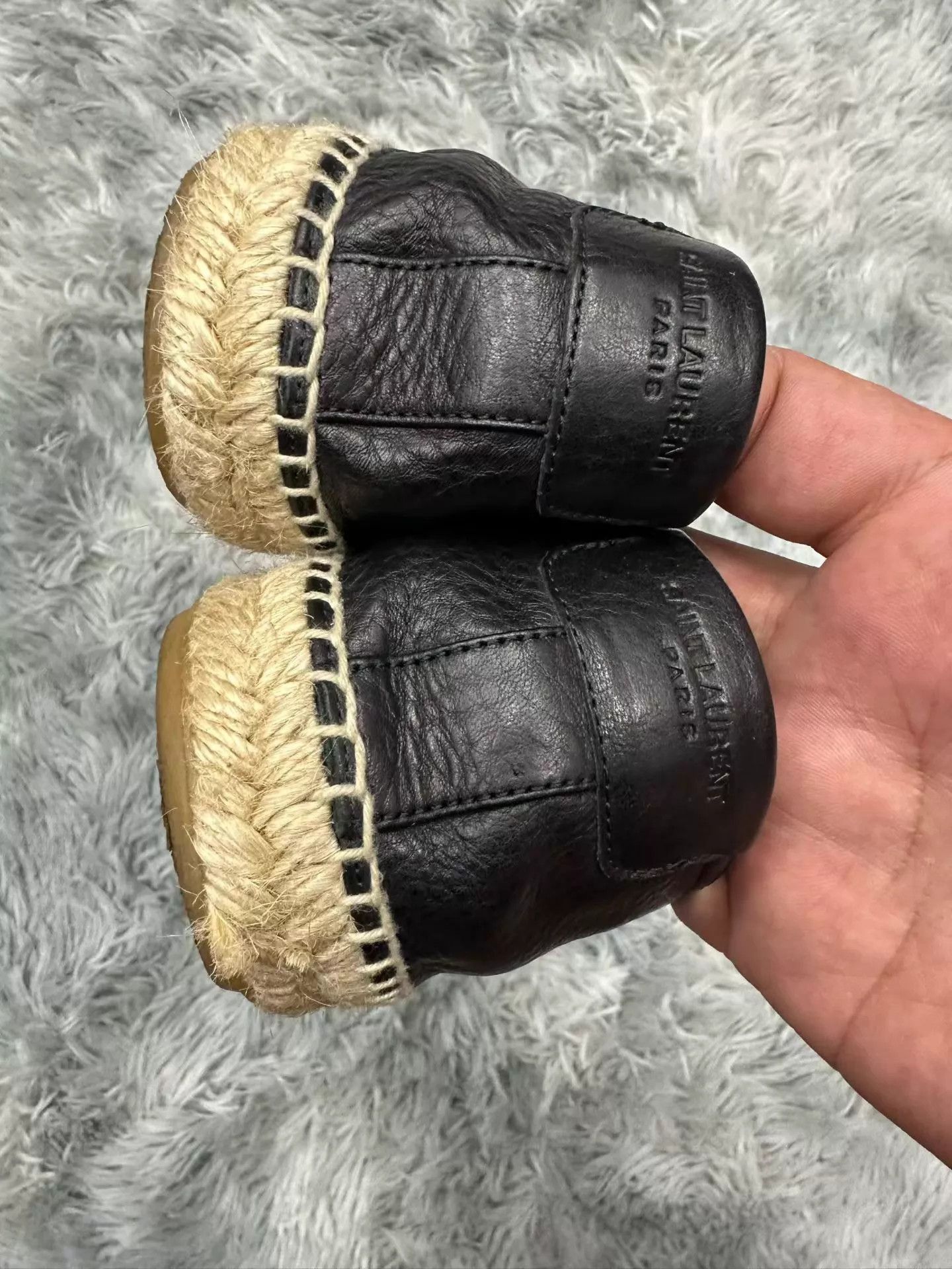 Yves Saint Laurent YSL Fisherman Shoes 39 (Worn 1, New, Original Box) Size US 8.5 / IT 38.5 - 3 Thumbnail