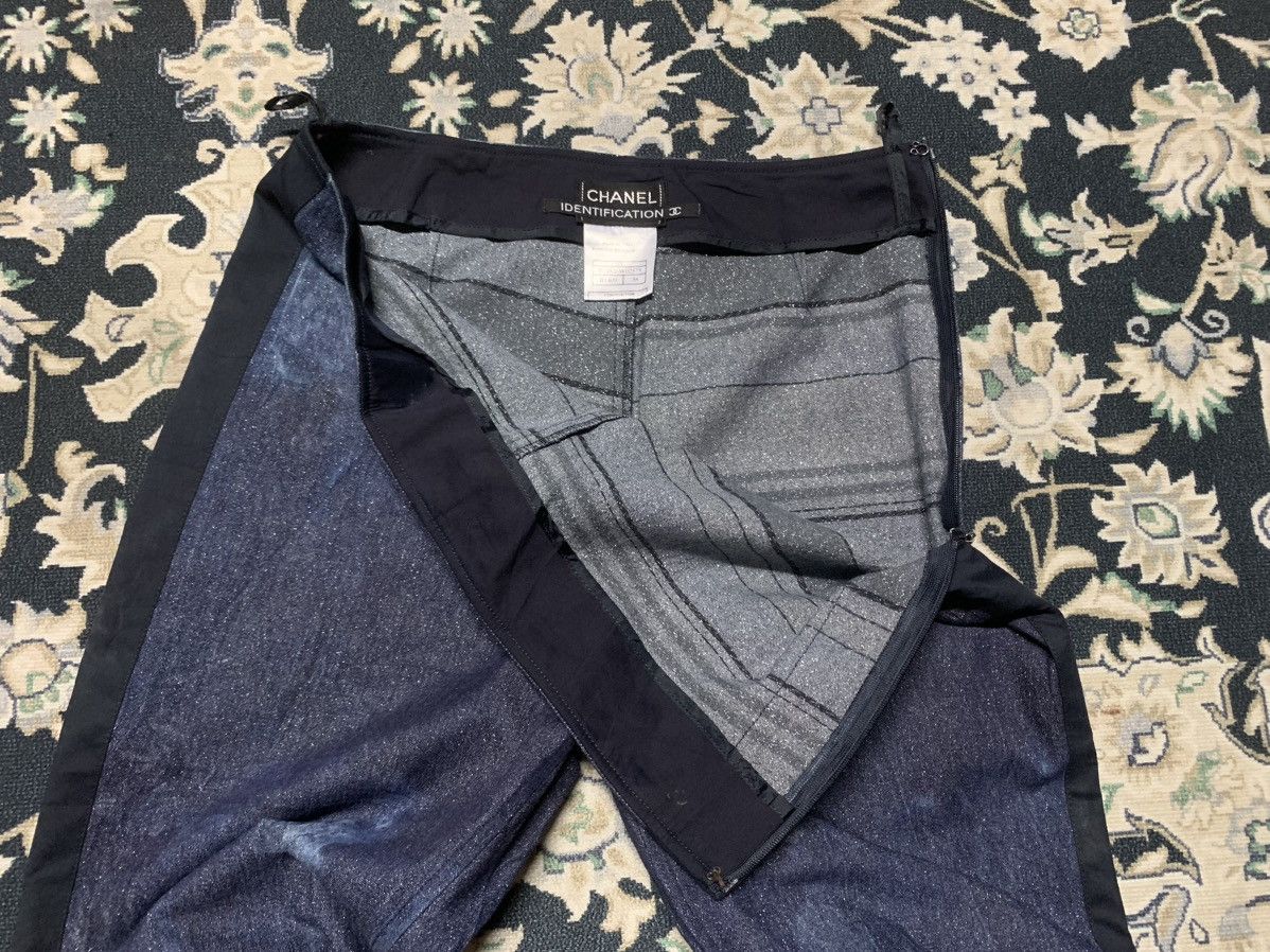 Chanel CHANEL DENIM SPARKIY BLUE Size 29" - 9 Thumbnail
