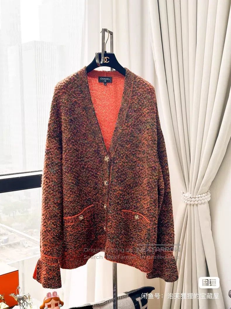 Chanel Chanel Glazed button heavy industry fine flash long-sleeve Size M / US 6-8 / IT 42-44 - 1 Thumbnail