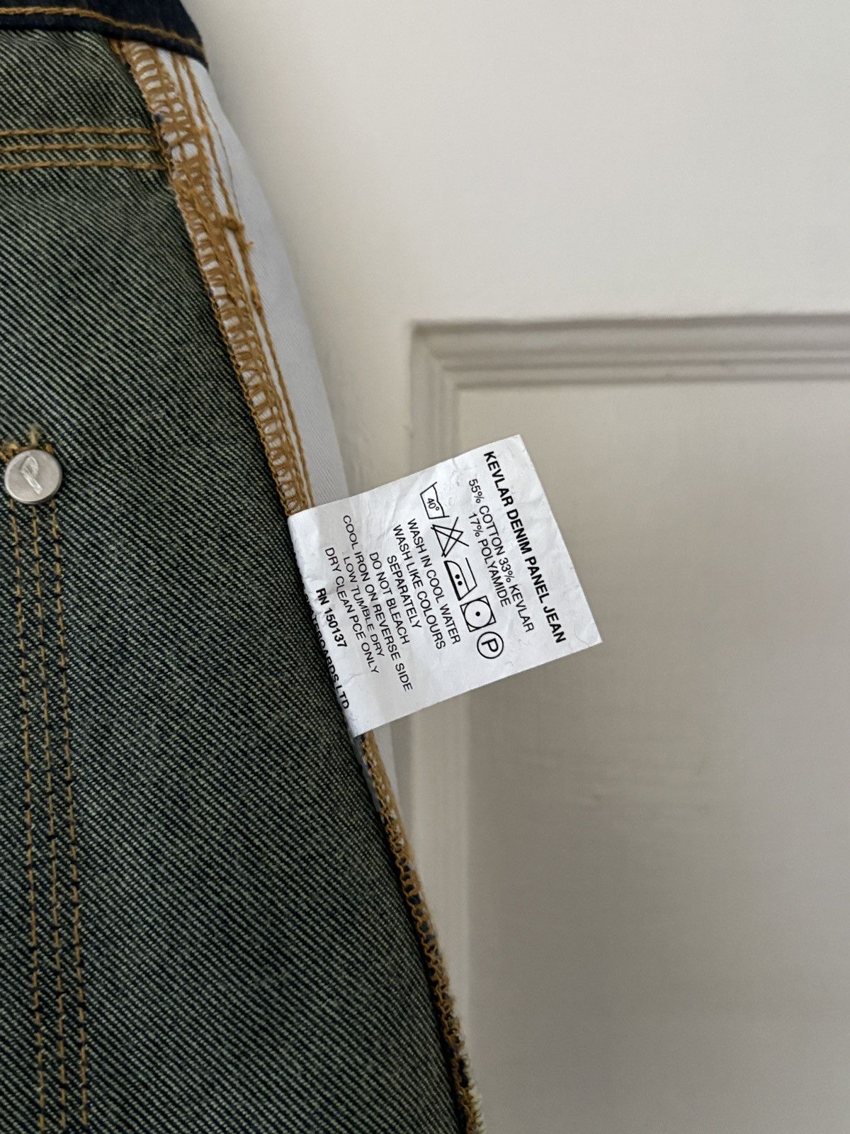 Palace Kevlar Double Panel Indigo Jeans Size US 32 / EU 48 - 10 Thumbnail