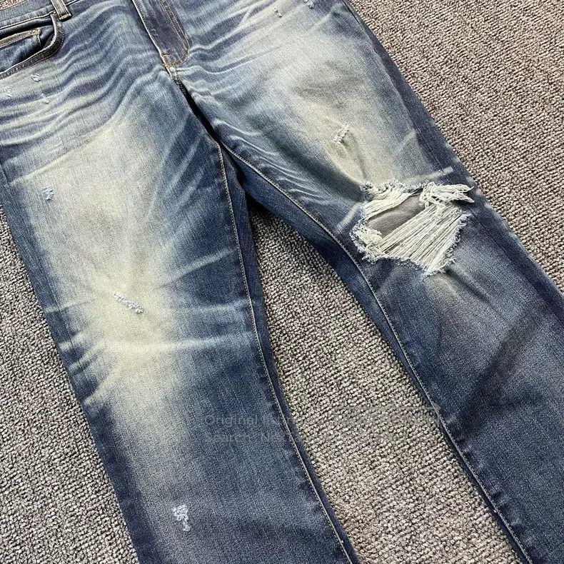 Amiri Amiri Size 32 Washed denim jeans with holes Size US 32 / EU 48 - 2 Thumbnail